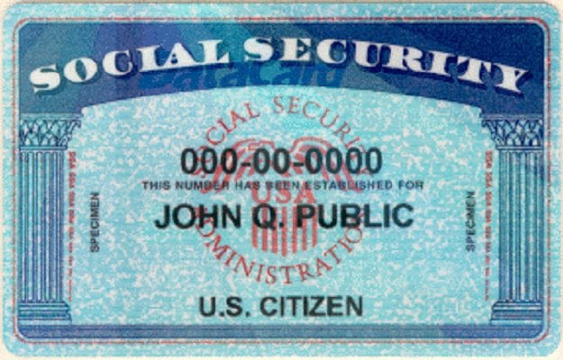 Social_security_card_john_q_public | Scott Legal, P.C. Source: Wikicommons, Labeled for reuse: https://upload.wikimedia.org/wikipedia/commons/c/cf/Social_security_card_john_q_public.png