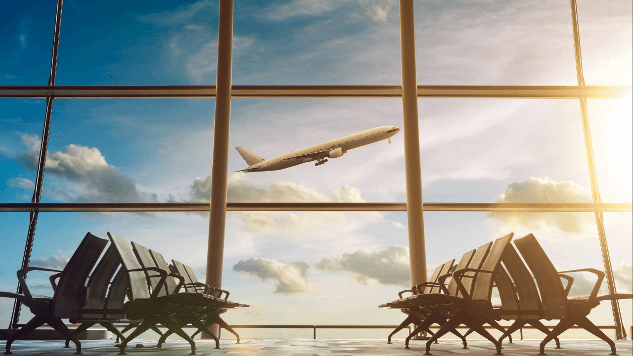 Airplane at airport | Scott Legal, P.C. Airplane at airport