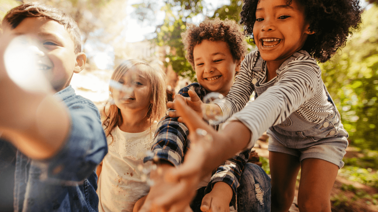 Group of children playing | Scott Legal, P.C. Group of children playing