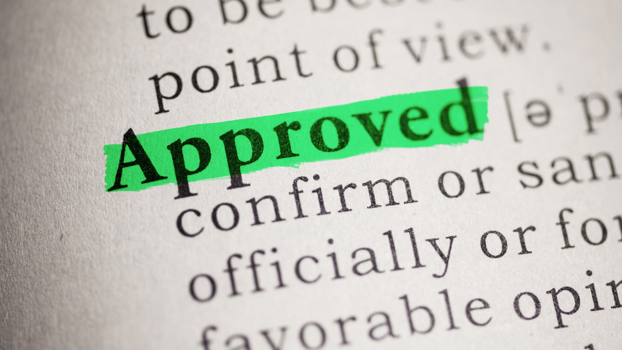 Approved highlighted in green on a paper | Scott Legal, P.C. Approved highlighted in green on a paper