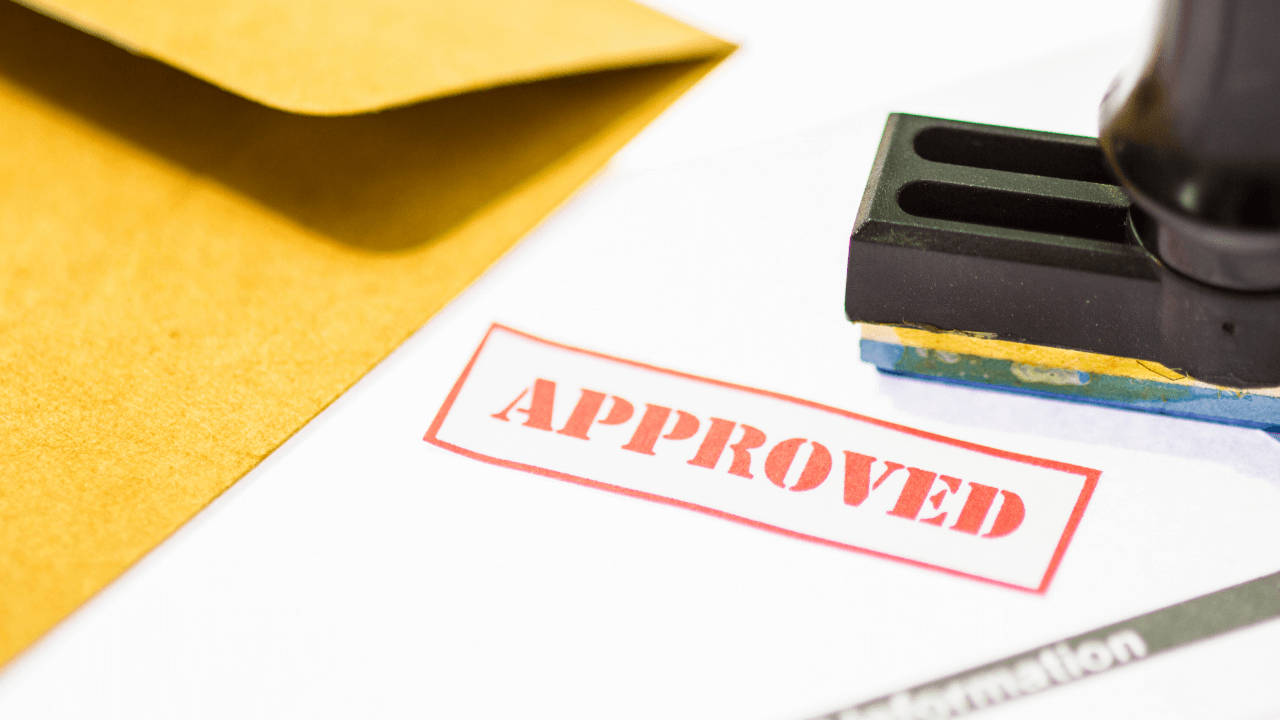 Approved stamp on official documentation | Scott Legal, P.C. Approved stamp on official documentation