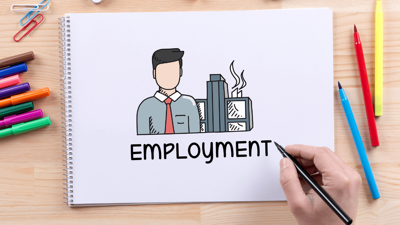 An employment drawing done with marker on a notebook page | Scott Legal, P.C. An employment drawing done with marker on a notebook page
