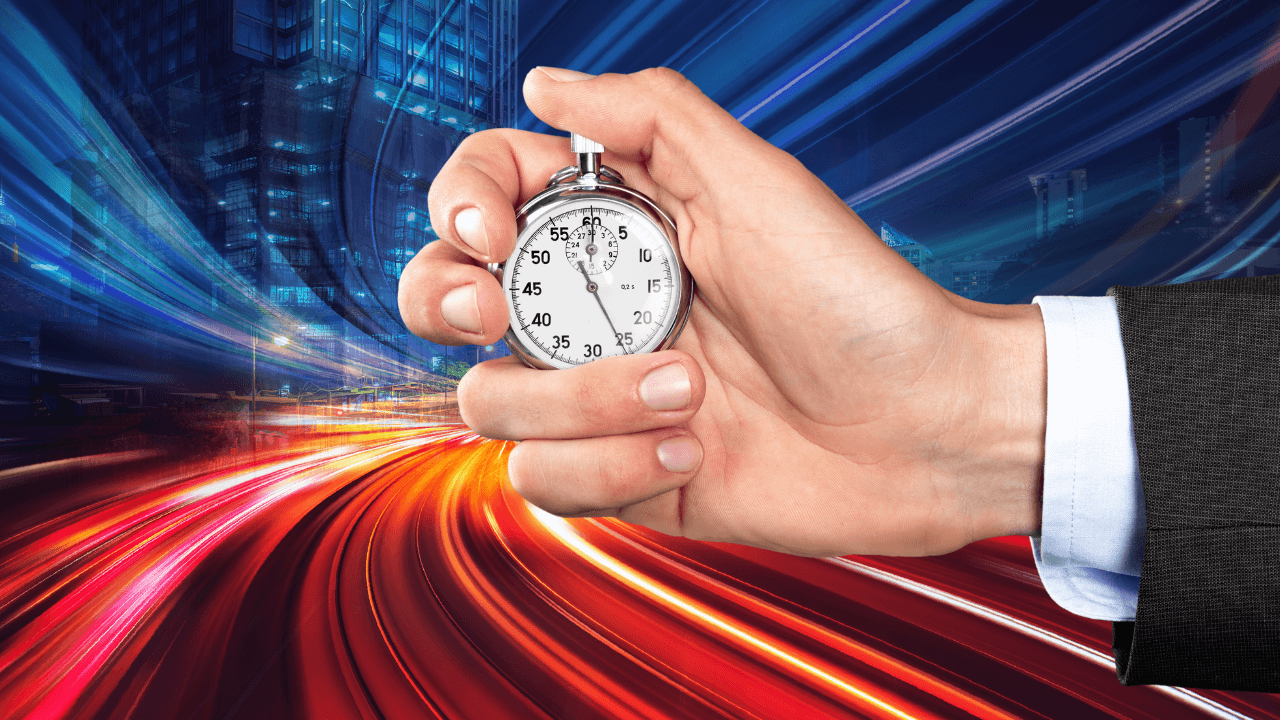 A man holding a stopwatch | Scott Legal, P.C. A man holding a stopwatch