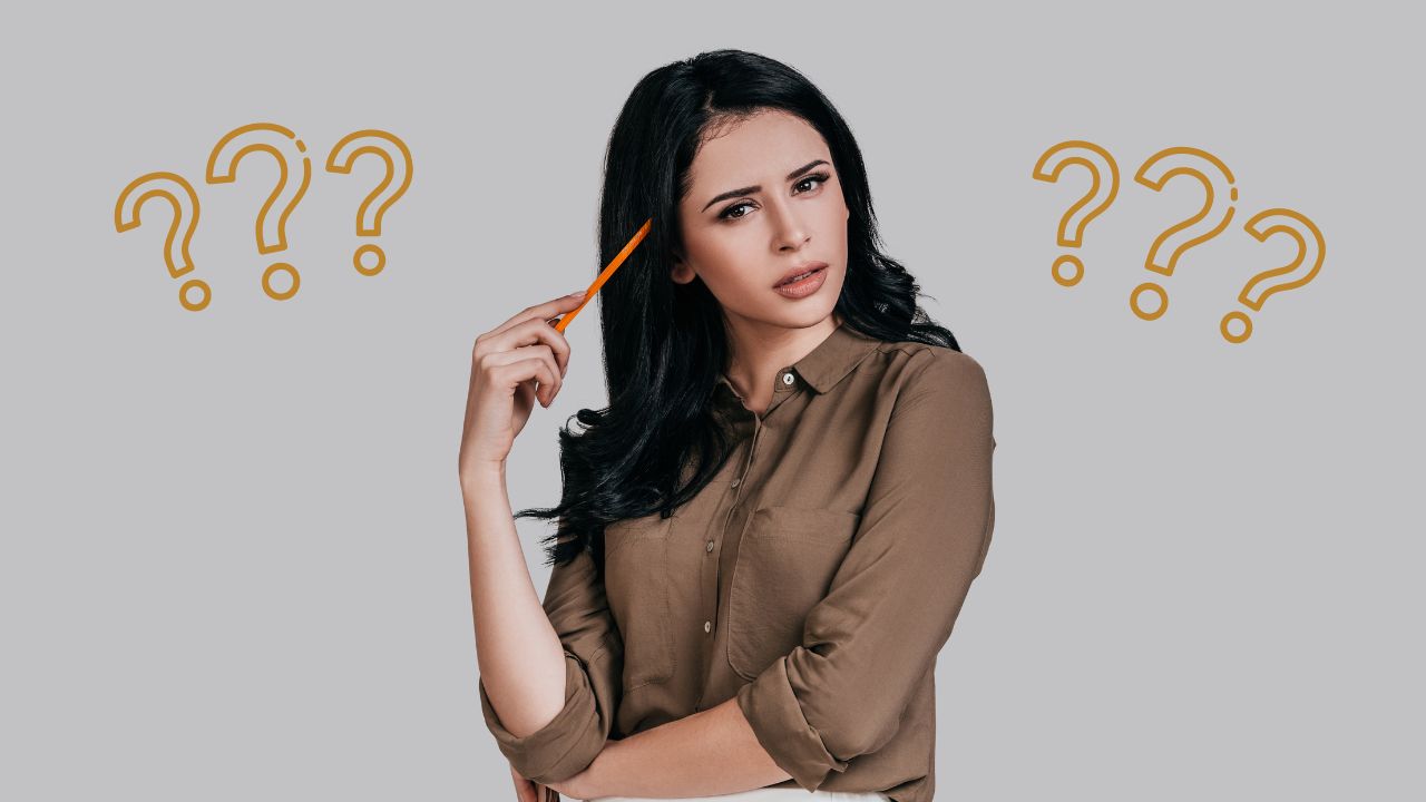 A woman considering the answer to a question | Scott Legal, P.C. A woman considering the answer to a question