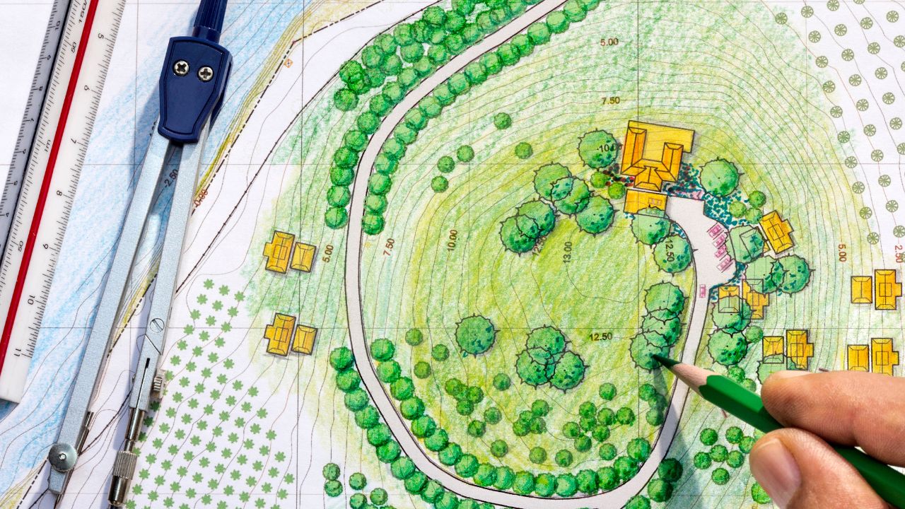 Landscaping sketch | Scott Legal, P.C. Landscaping sketch