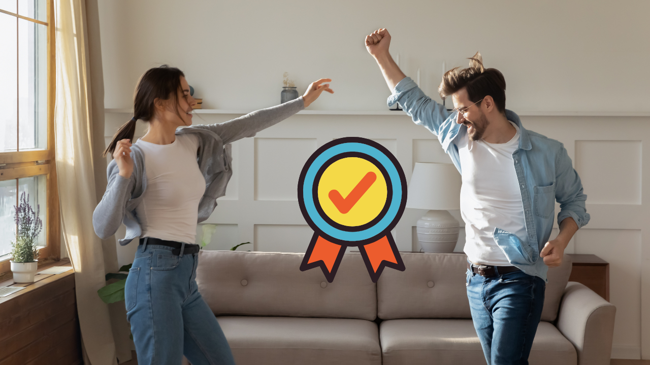 A couple celebrating a recent E-2 approval | Scott Legal, P.C. A couple celebrating a recent E-2 approval