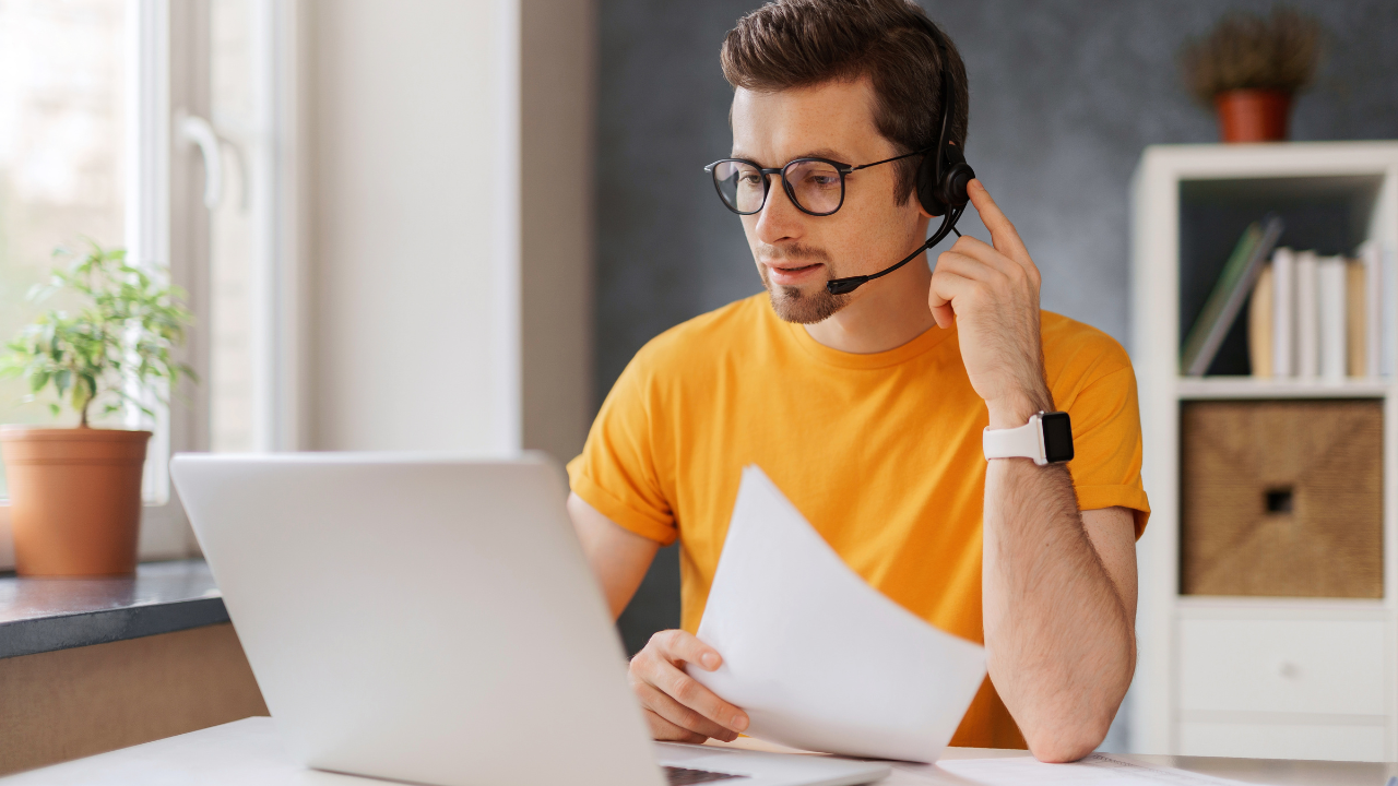 A man working remotely | Scott Legal, P.C. A man working remotely
