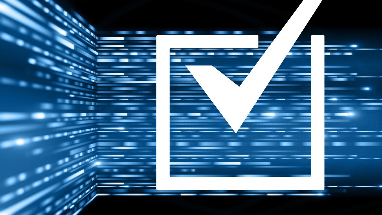 A checkmark