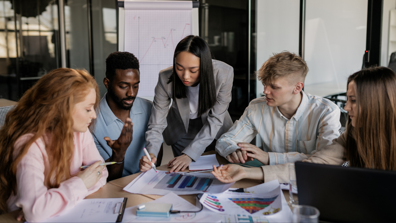 A group of employees gathered | Scott Legal, P.C. A group of employees gathered