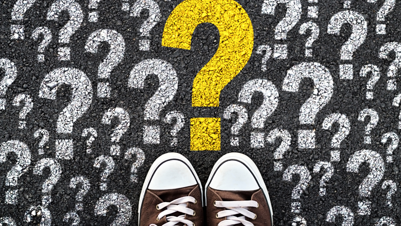 A bunch of questions written in chalk | Scott Legal, P.C. A bunch of questions written in chalk