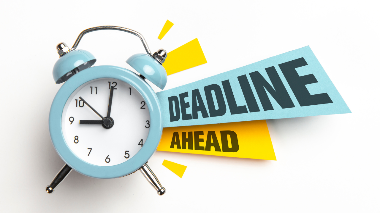 Deadline ahead alarm clock | Scott Legal, P.C. Deadline ahead alarm clock