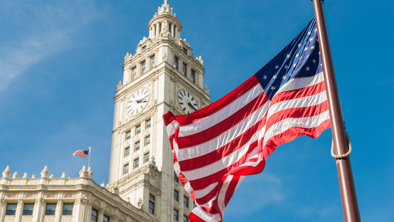 A Parliment building and USA flag | Scott Legal, P.C. A Parliament building and USA flag