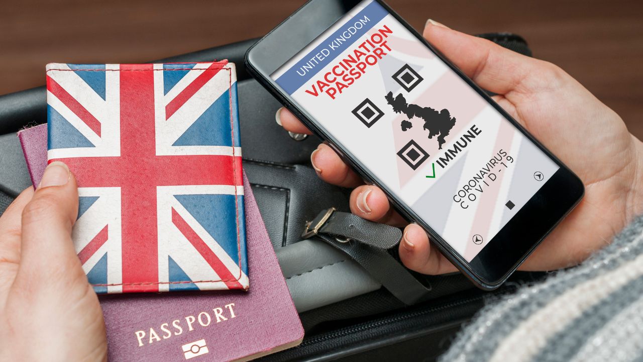 A traveler with a vaccine passport | Scott Legal, P.C. A traveler with a vaccine passport
