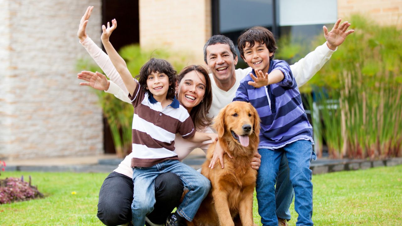 A happy family of 4 and a dog | Scott Legal, P.C. A happy family of 4 and a dog