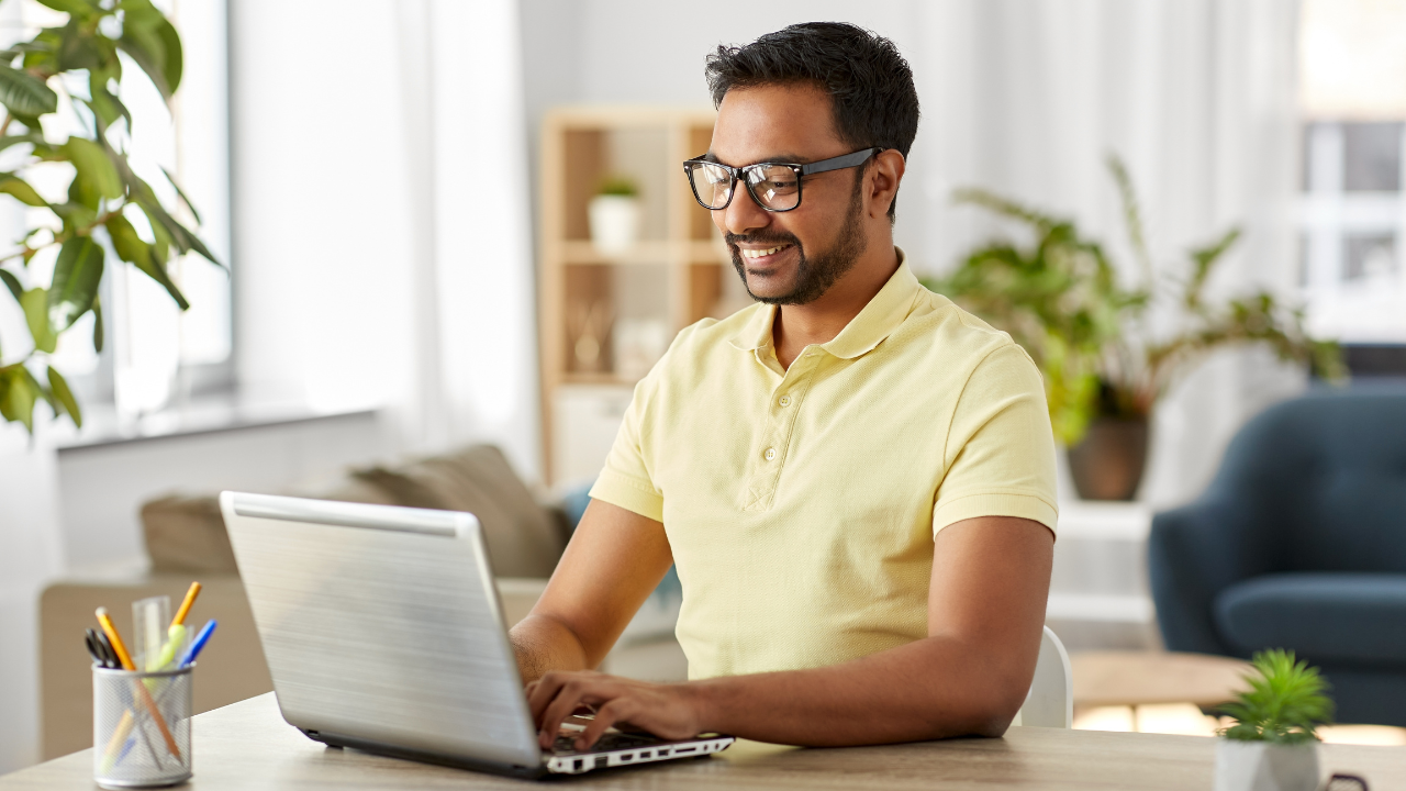 | Scott Legal, P.C. Man working on laptop