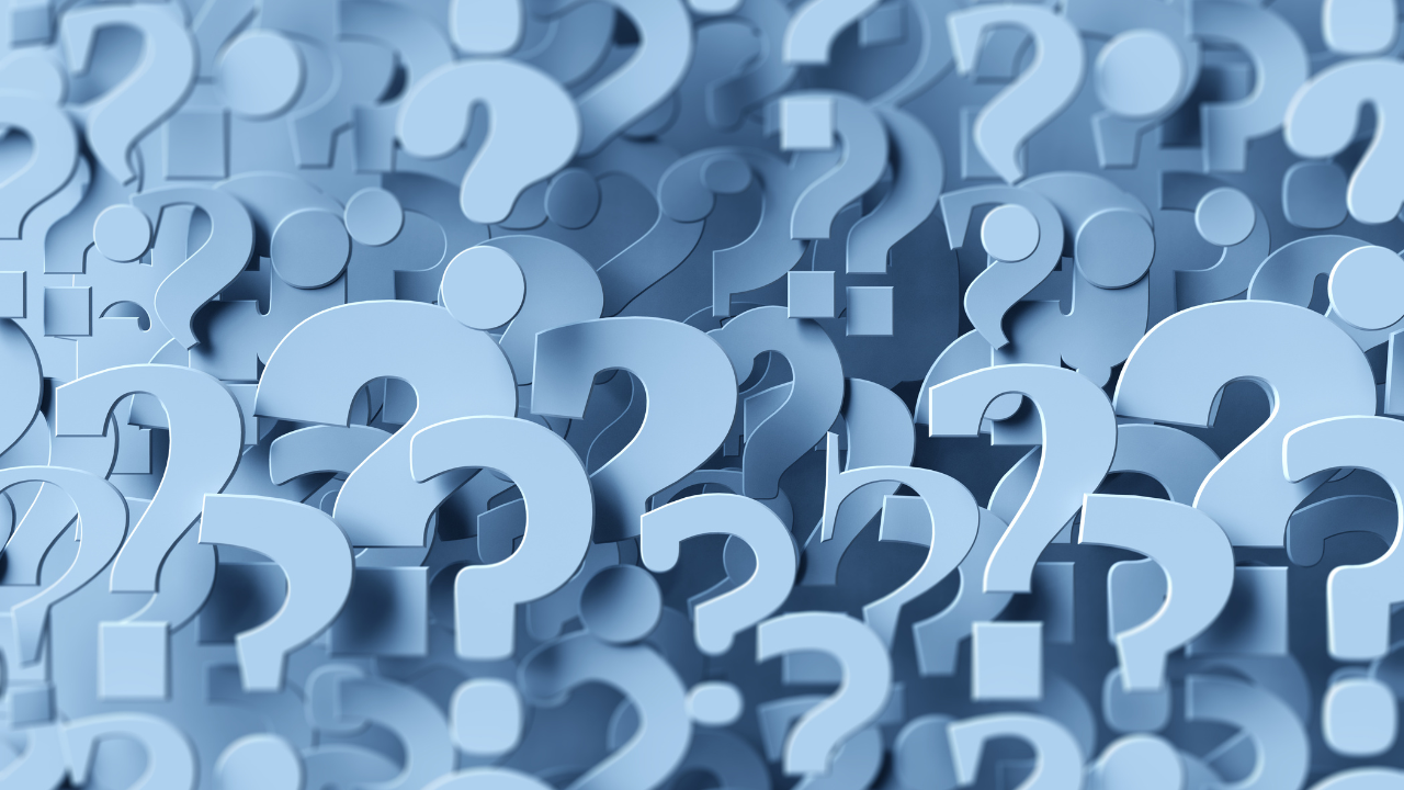 Blue question marks | Scott Legal, P.C. Blue question marks