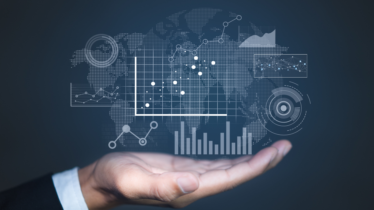 A hand holding a group of systems and graphs | Scott Legal, P.C. A hand holding a group of systems and graphs