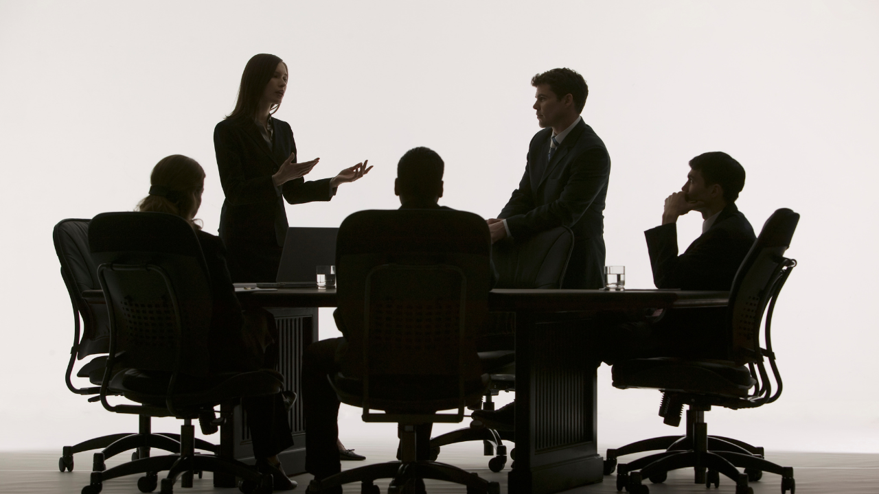 A boardroom full of professionals