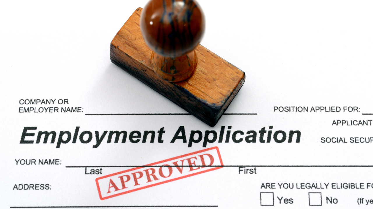 Employment application approved | Scott Legal, P.C. Employment application approved