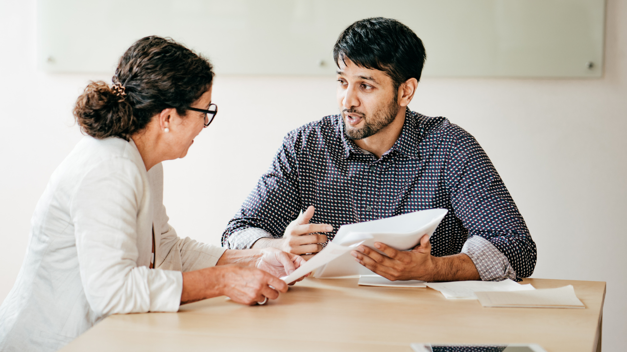 An interview between two individuals | Scott Legal, P.C. An interview between two individuals