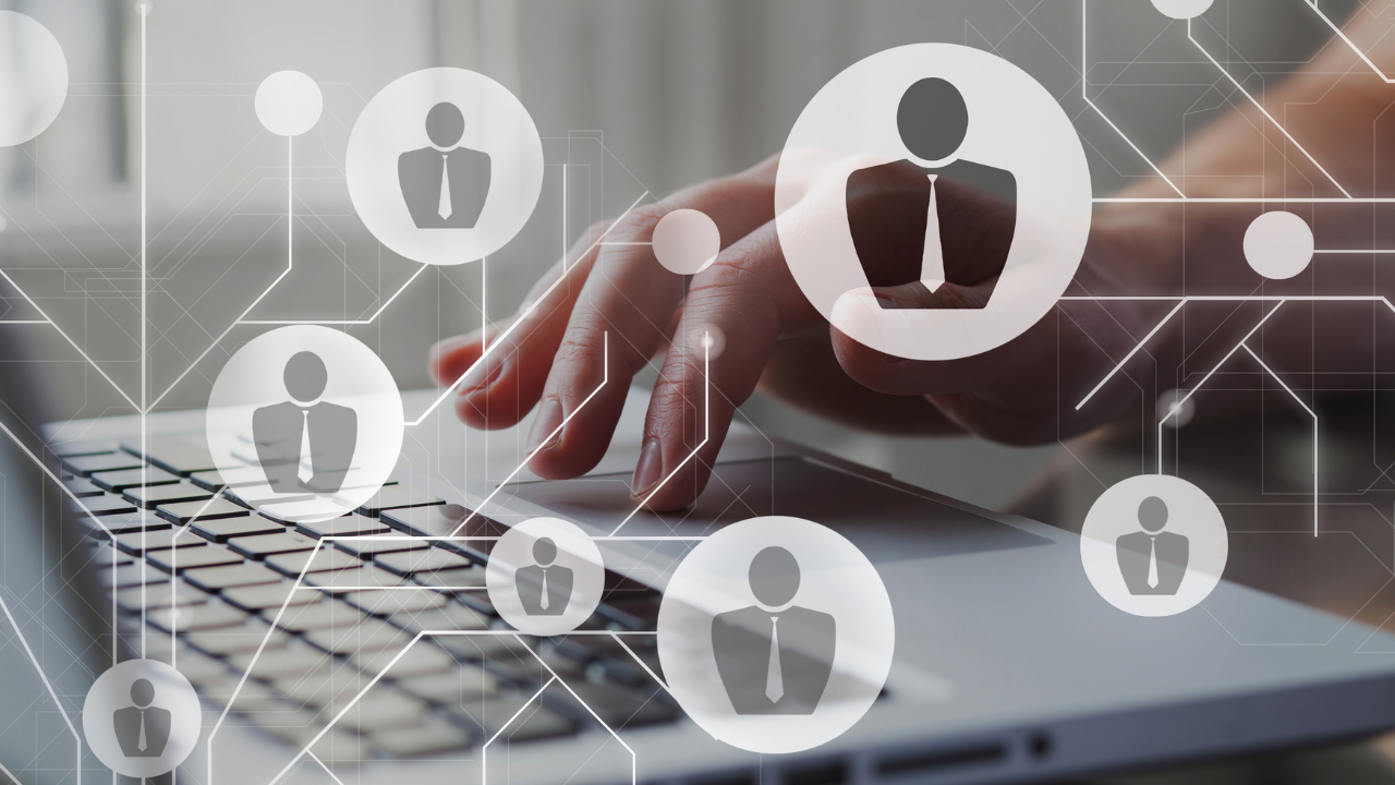 CEO networking via laptop | Scott Legal, P.C. CEO networking via laptop