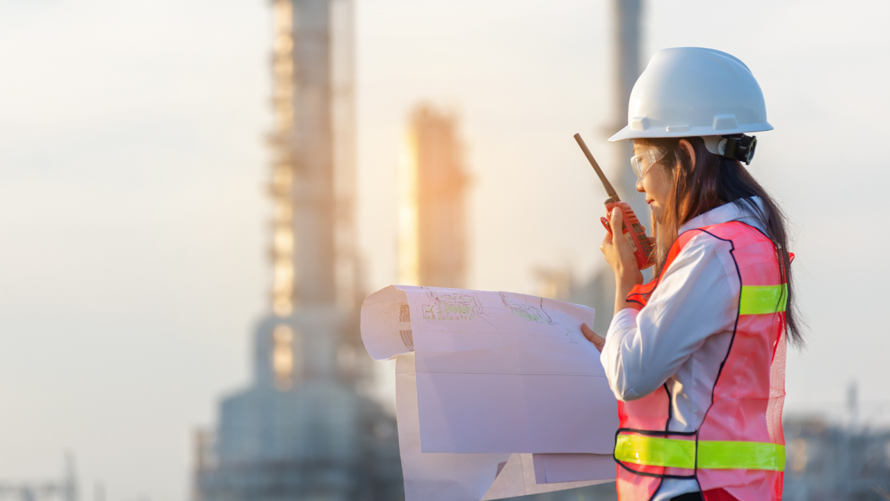An engineer working on site | Scott Legal, P.C. An engineer working on site